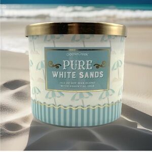 Goose Creek 3-Wick Candle-Pure White Sands (14.5 oz)